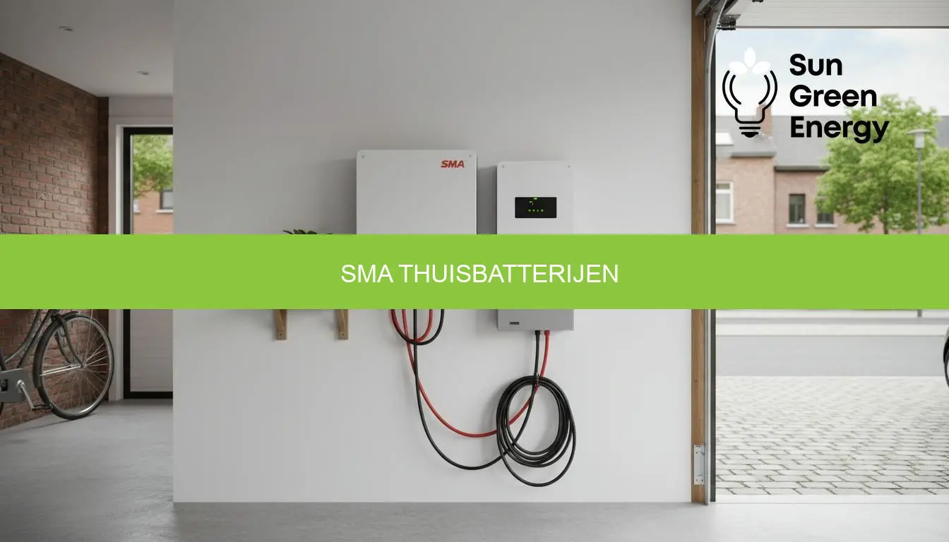 SMA thuisbatterijen: modellen, prijs en aansluiten